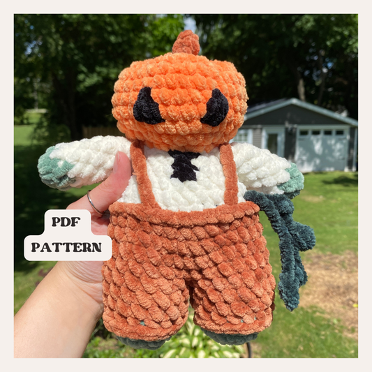 Pumpkin Man Crochet Pattern