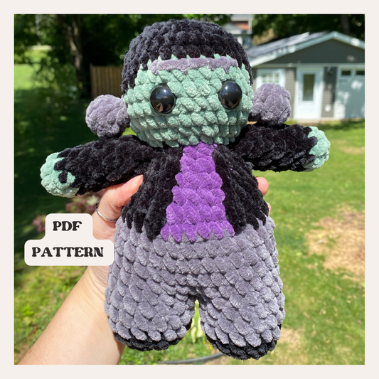 Frankenstein's Monster Crochet Pattern