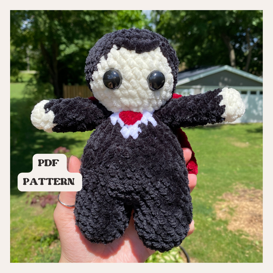 Dracula Crochet Pattern | Vampire Crochet Pattern