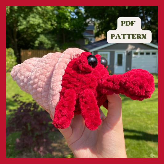 No-Sew Hermit Crab Crochet Pattern