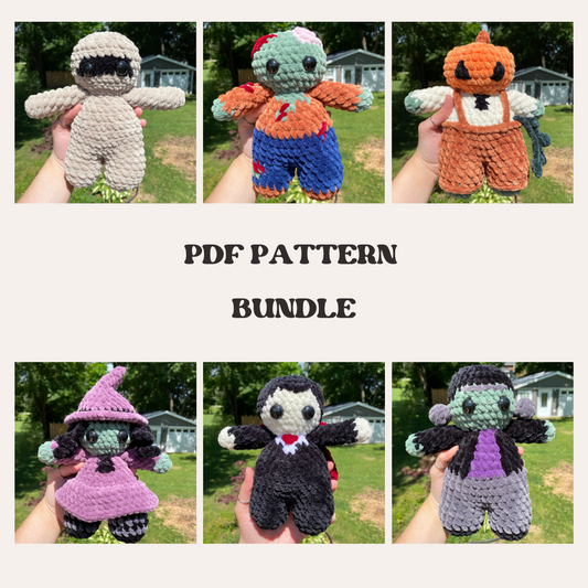 NO SEW Monster Mashers Pattern Bundle