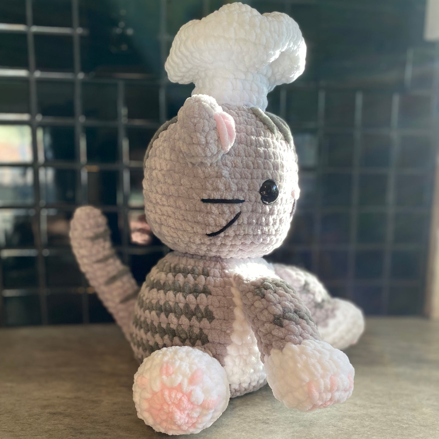 Chef Cat Crochet Pattern