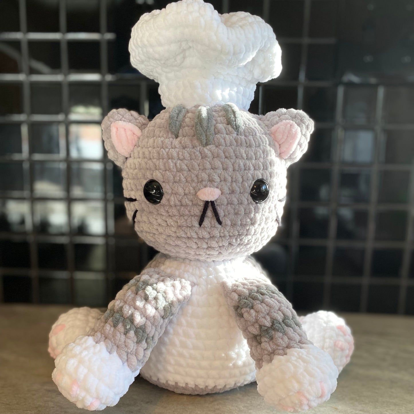 Chef Cat Crochet Pattern