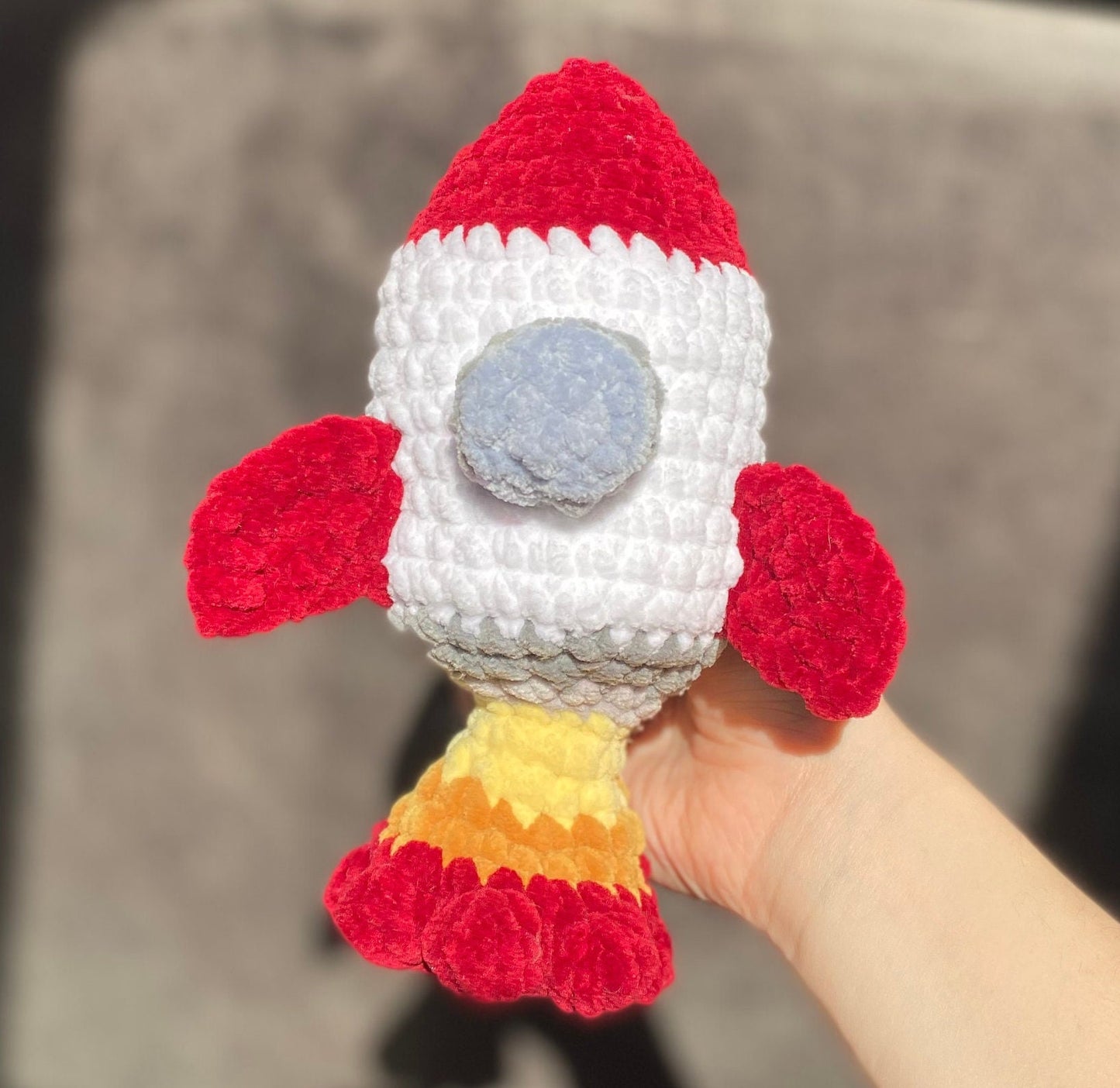 Poppable Rocket Crochet Pattern