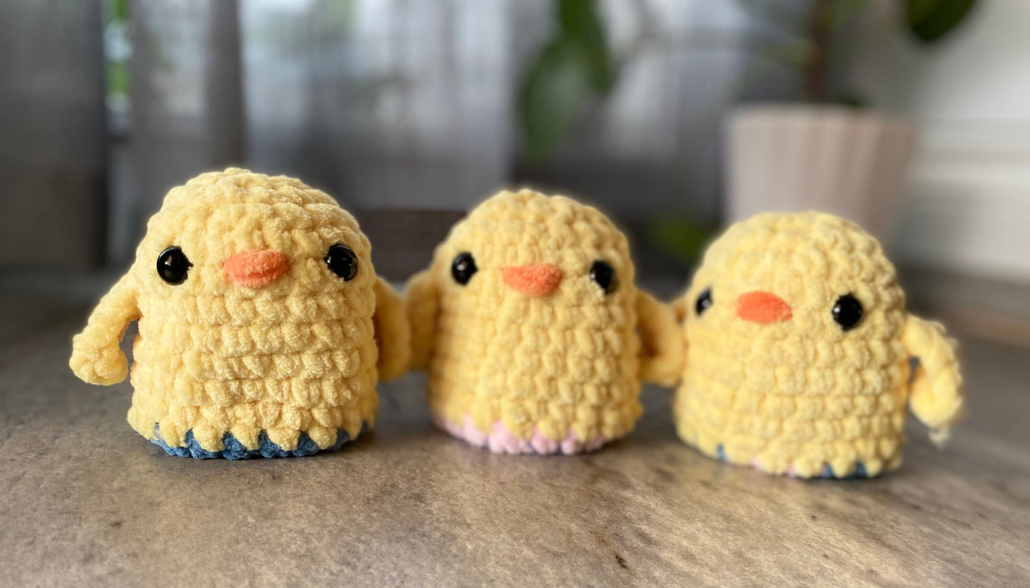 Reversible Easter Egg Chick Crochet Pattern