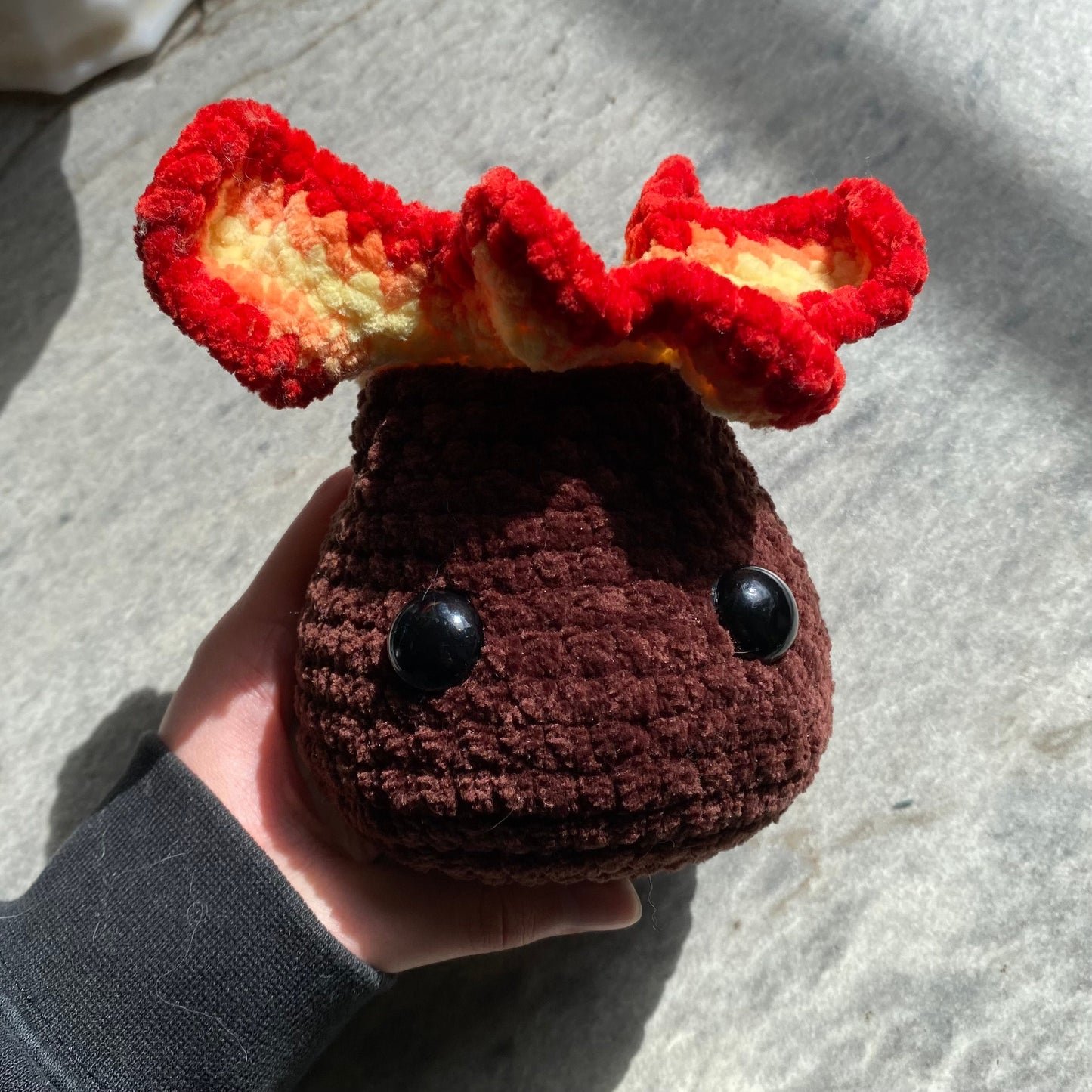 Poppable Volcano Crochet Pattern