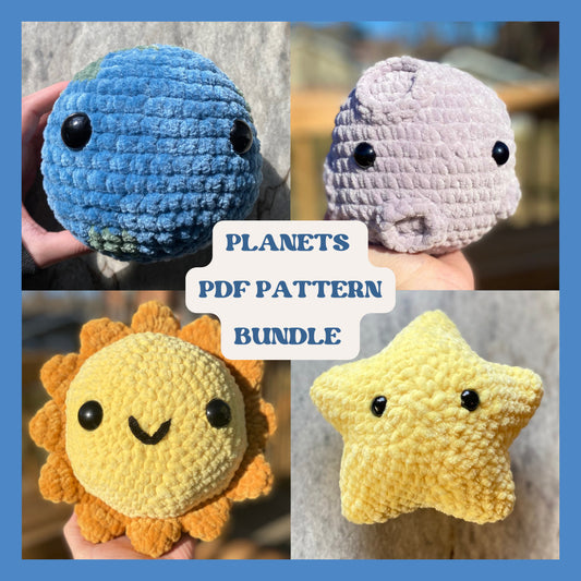 Planets Crochet Pattern Bundle