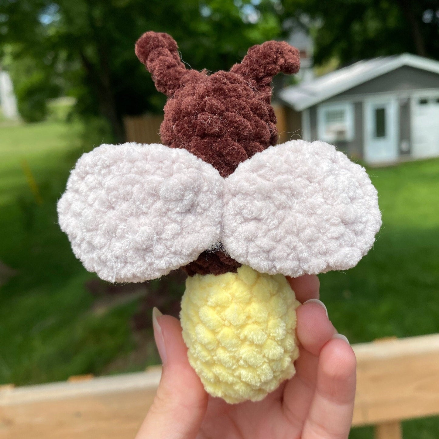 Low-Sew Mini Firefly Crochet Pattern