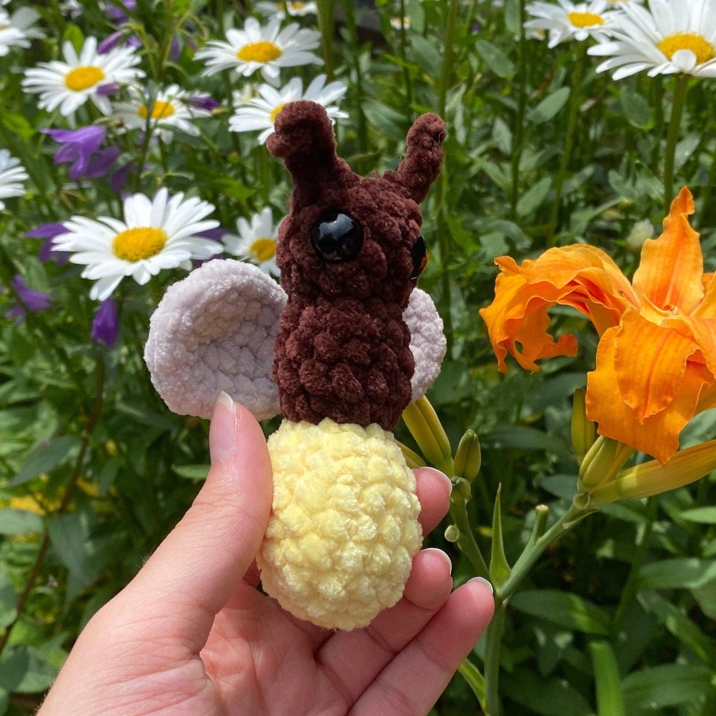 Low-Sew Mini Firefly Crochet Pattern