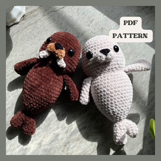 Seal & Walrus Crochet Pattern Bundle