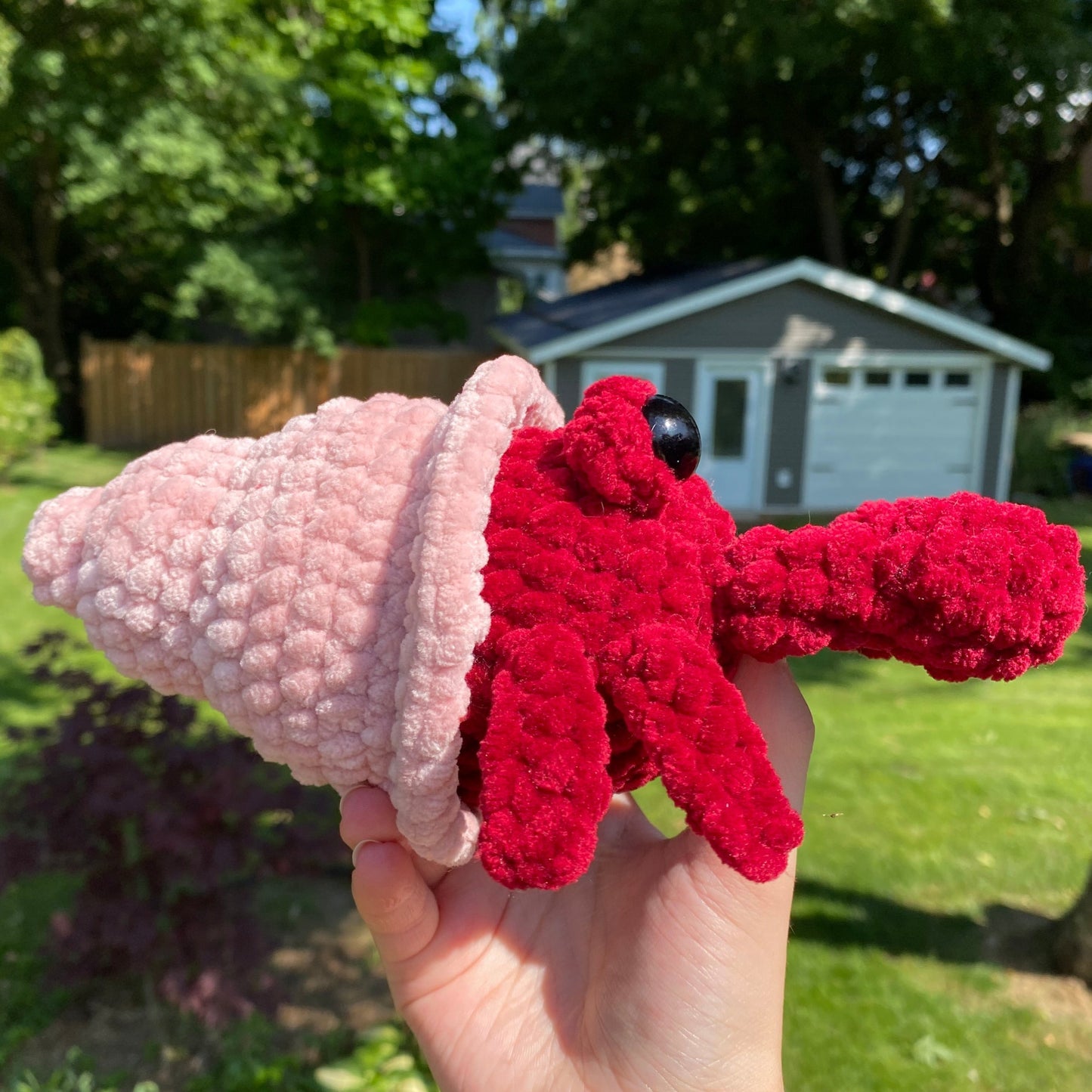 No-Sew Hermit Crab Crochet Pattern